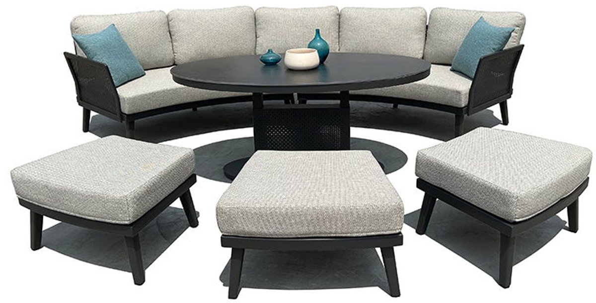 Summerset lounge set midnight grey - Oosterik home