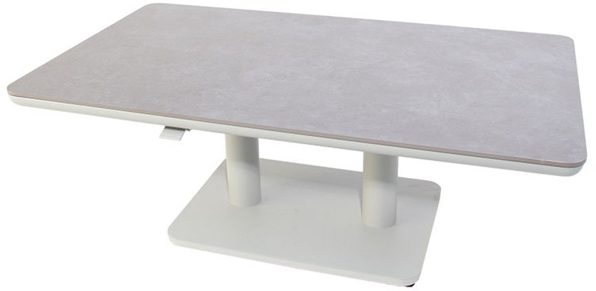 Sedalia verstelbare lounge tafel mist grey - Oosterik home