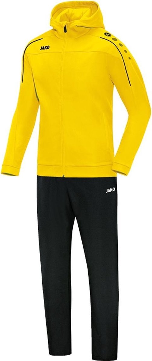 JAKO M9650D Vrijetijdspak Met Kap Classico Dames - Citroen - 46