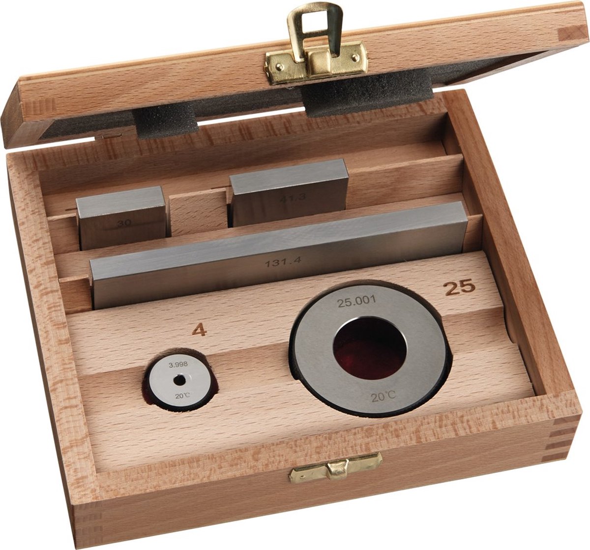 Promat Paralleleindmatenset | tolerantieklasse 1 3 delig | staal | 1 x 41,3 / 1 x 131,4 / 1 x 243,5 - 4000851641 4000851641