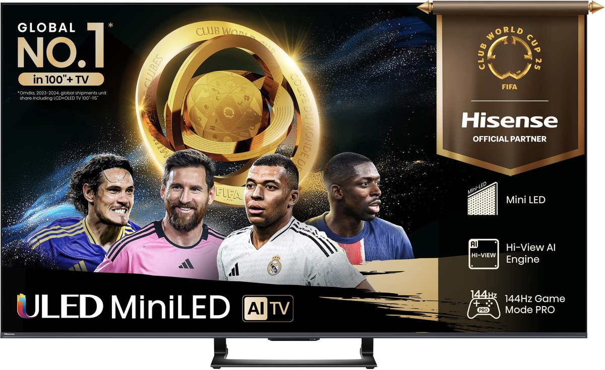 Hisense ULED MiniLED 65U7Q (2025) | Televisie aanbiedingen | Beeld&Geluid - Televisies | 6942351421179