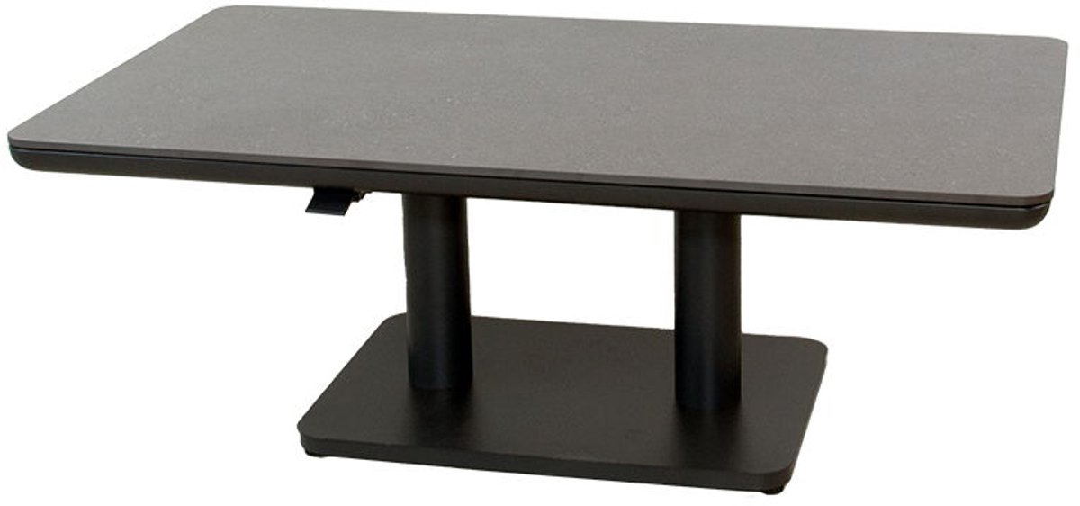 Sedalia verstelbare lounge tafel grey - Oosterik home