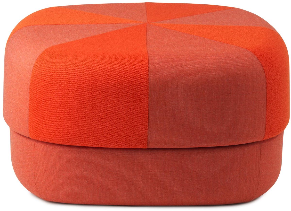 Normann Copenhagen Circus Duo Poef Large Oranje