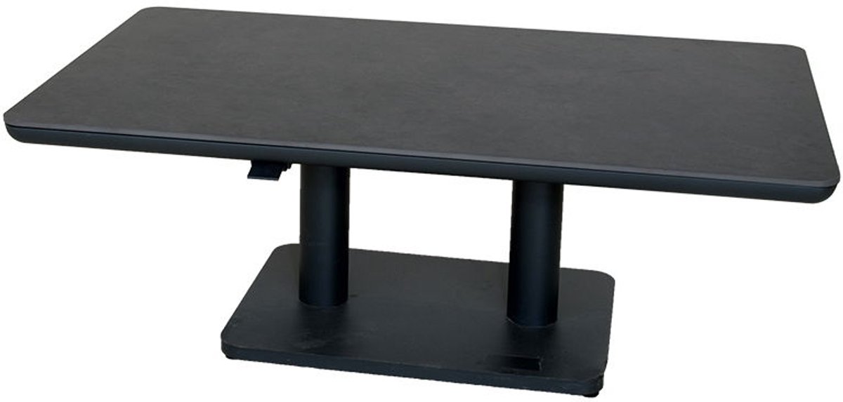 Sedalia verstelbare lounge tafel midnight grey II - Oosterik home
