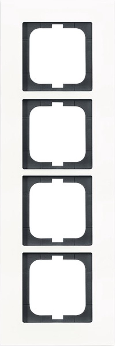 Busch-Jaeger 2CKA001754A4445 Frame Frame 4-voudig Carat Wit 1 stuk(s)