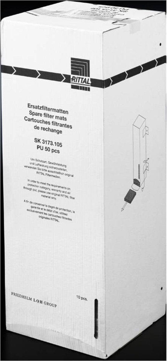 Rittal SK 3173.105 Reservefiltermat (b x h x d) 289 x 289 x 17 mm 50 stuk(s)