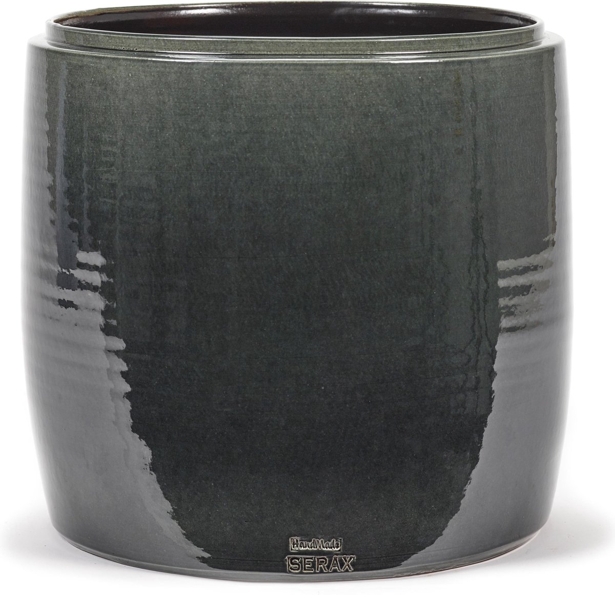 Serax Glazed Shades By Serax Bloempot MediumØ34 Donkergrijs