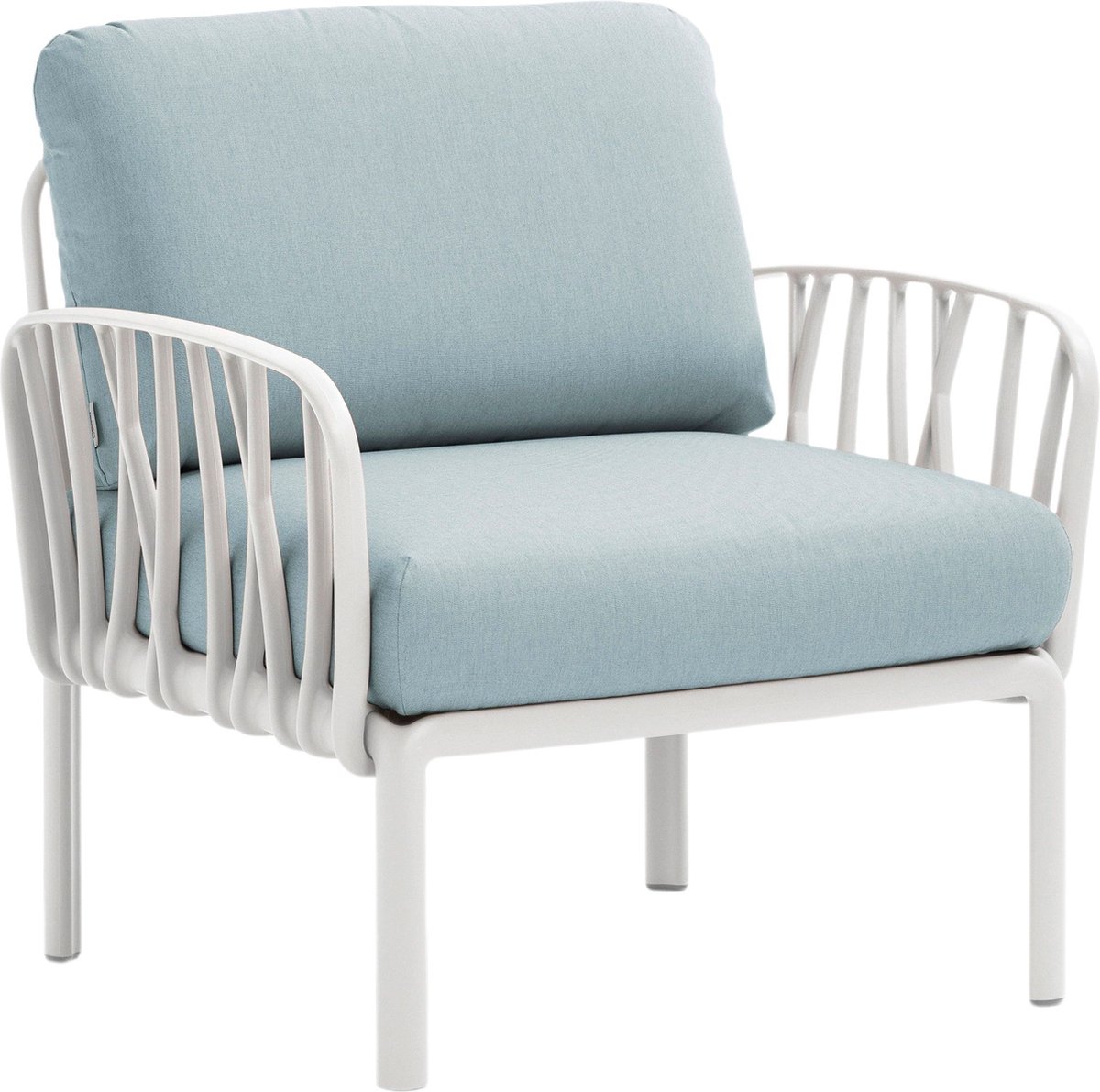 Nardi Komodo Poltrona Fauteuil Bianco/Ghiaccio Sunbrella