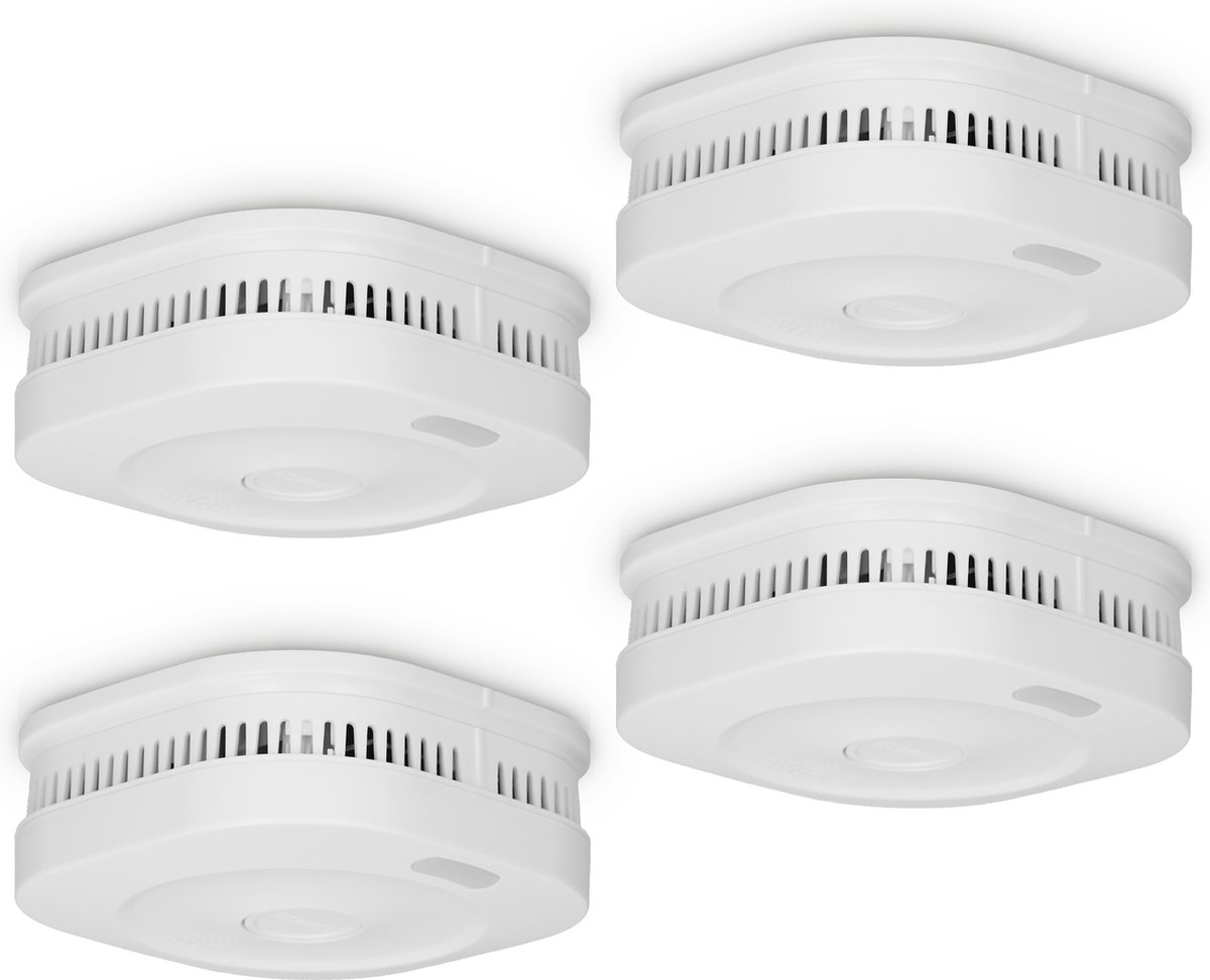 Alecto SMARTSMOKE11 Smart WiFi Rookmelder - 10 jaar batterij - Voldoet aan Europese norm EN14604 - 4