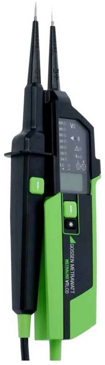 Gossen Metrawatt METRALINE VT LCD Spannings- en doorgangstester CAT IV 600 V LCD, Akoestisch, Optisch