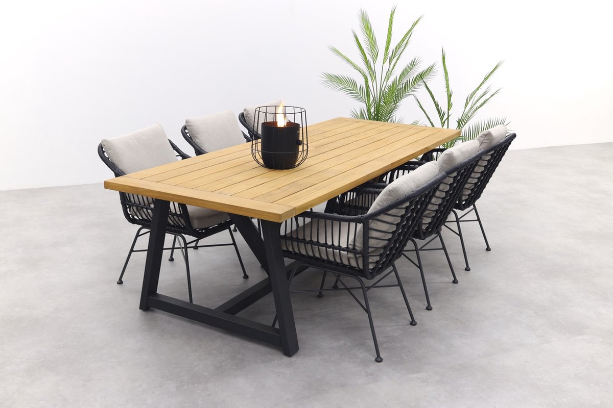 GI Margriet black |Noah tuinset -7-delig