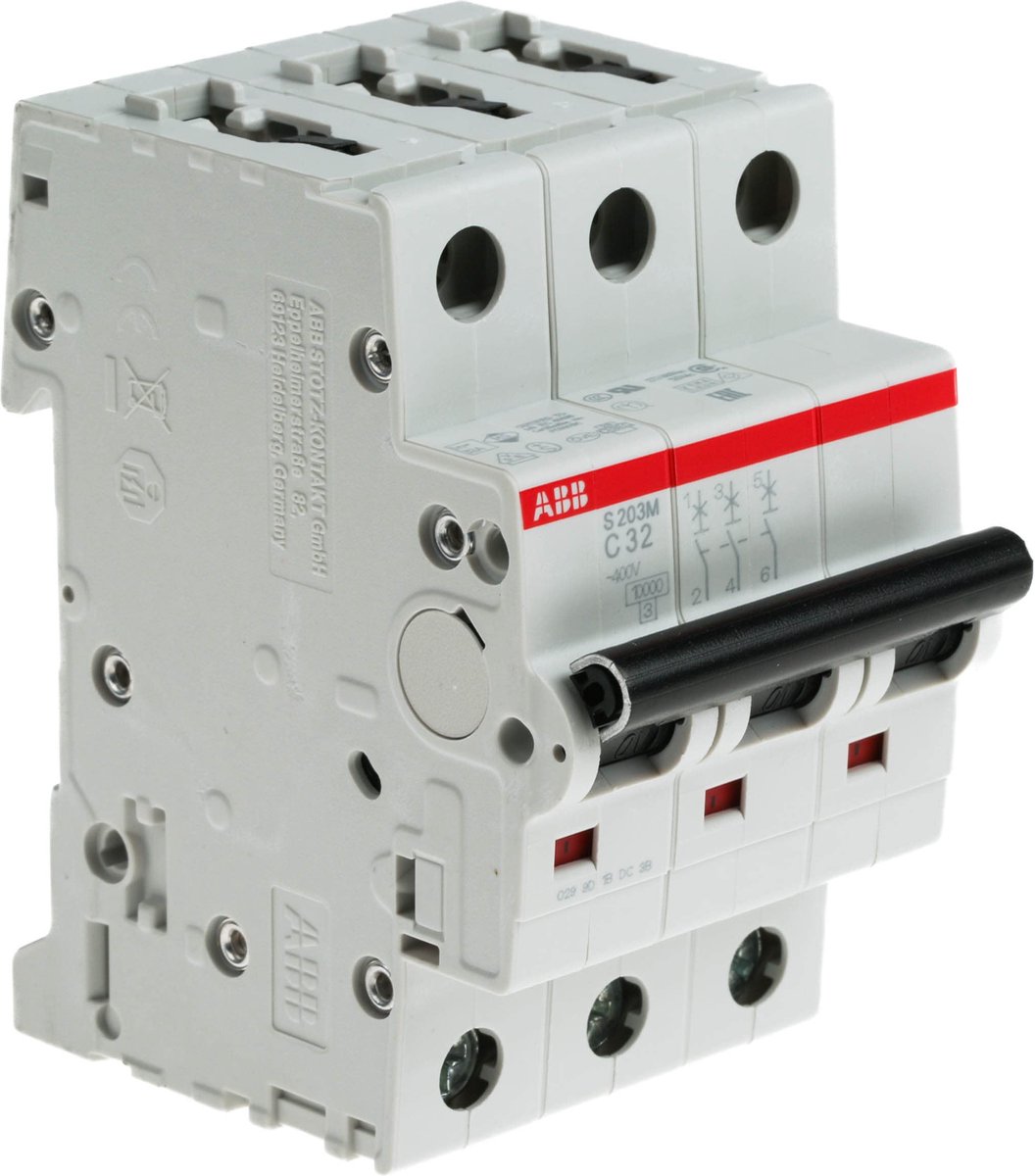 ABB 2CDS273001R0324 S203M-C32 Zekeringautomaat 3-polig