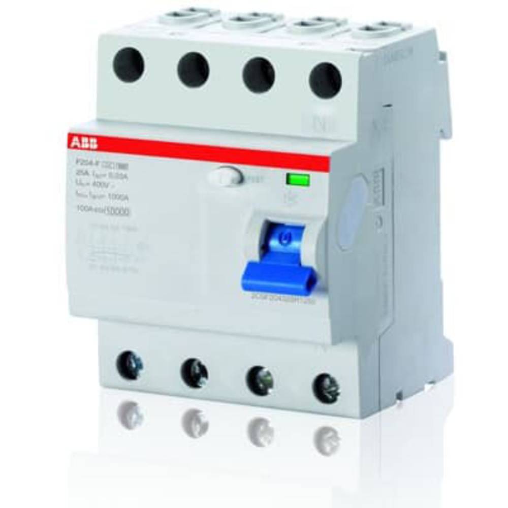ABB 2CSF204325R1400 F204 F-40/0,03 Aardlekschakelaar F 4-polig 40 A 0.03 A 400 V