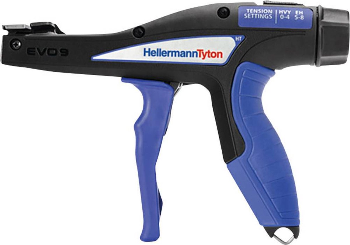 HellermannTyton EVO9HT Kabelbindertang EVO9HT Blauw, Zwart