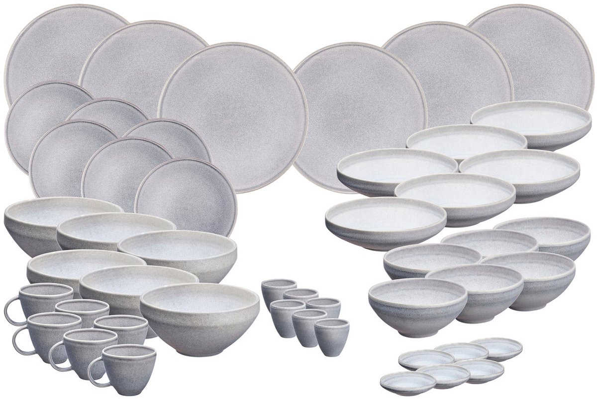 Björn The Full Service 48-delige Serviesset Stone - Grijs
