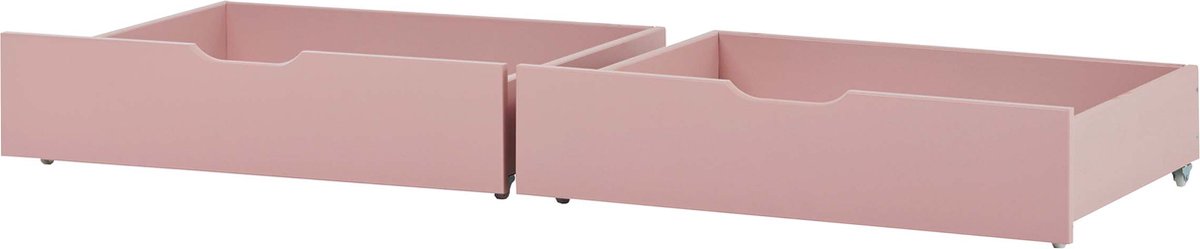 Hoppekids Laden m. Wielen - 2 st. - 70x160 cm - Pale Rose - Hoppekids - OneSize - Lade