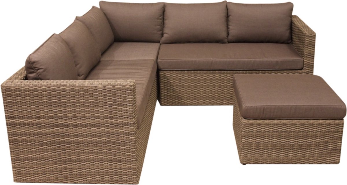 Gibson loungeset natural kobo grey - Eurofleur aanbieding