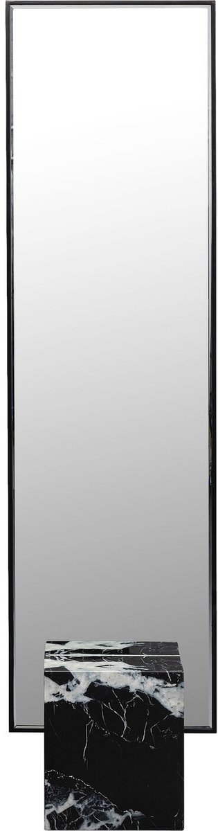 Kare Staande Spiegel Hulda Black 46x180cm