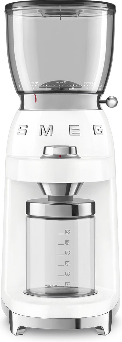 SMEG CGF11WHEU Koffiemolen 50's Style - Wit