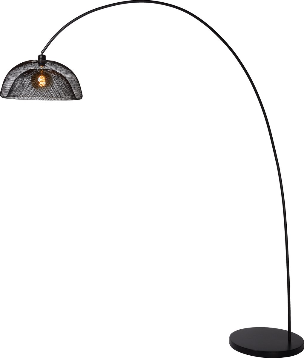 Lucide MESH Vloerlamp - Zwart