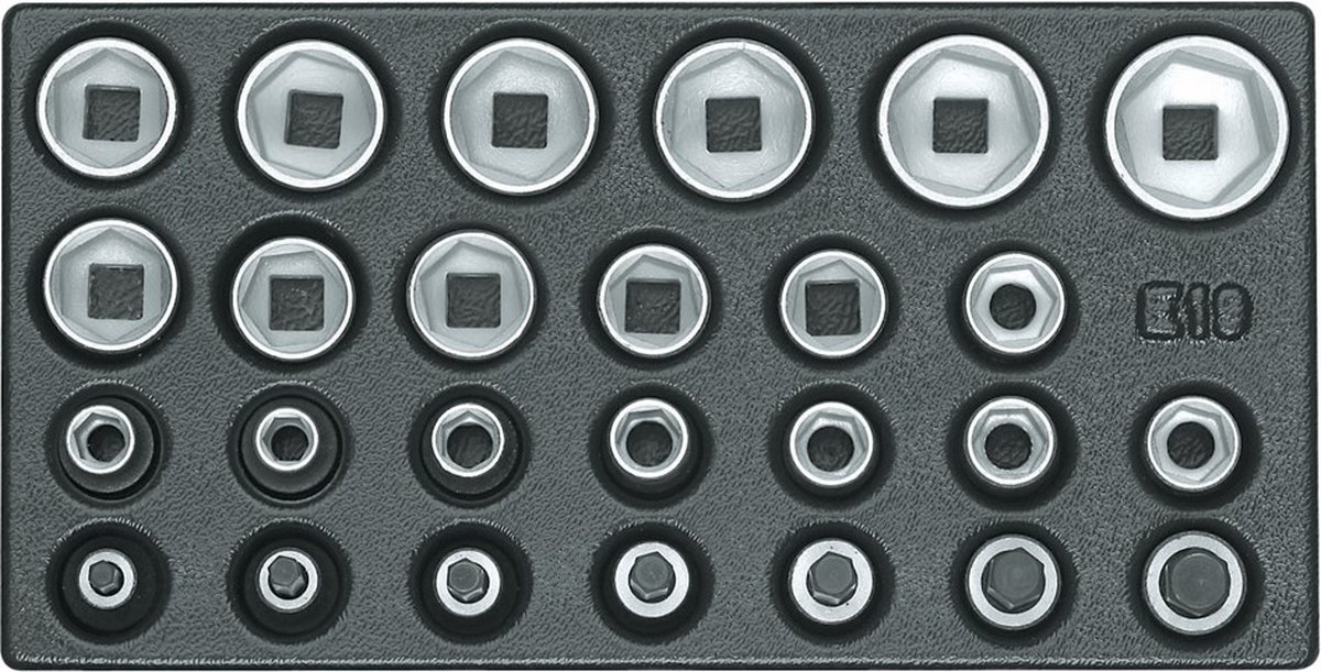 Gedore Dopsleutelset 1/2" in module - 6626580