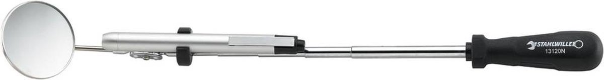 Stahlwille 13120N TELESKOP-HOHLSPIEGEL MIT BELEUCHTUNG Inspectiespiegel Uittrekbaar