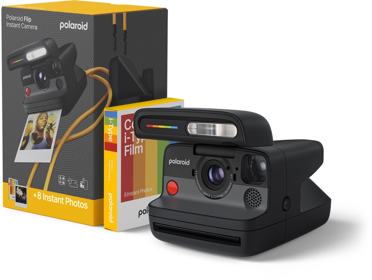 Polaroid Flip Black + Color Film Bundle