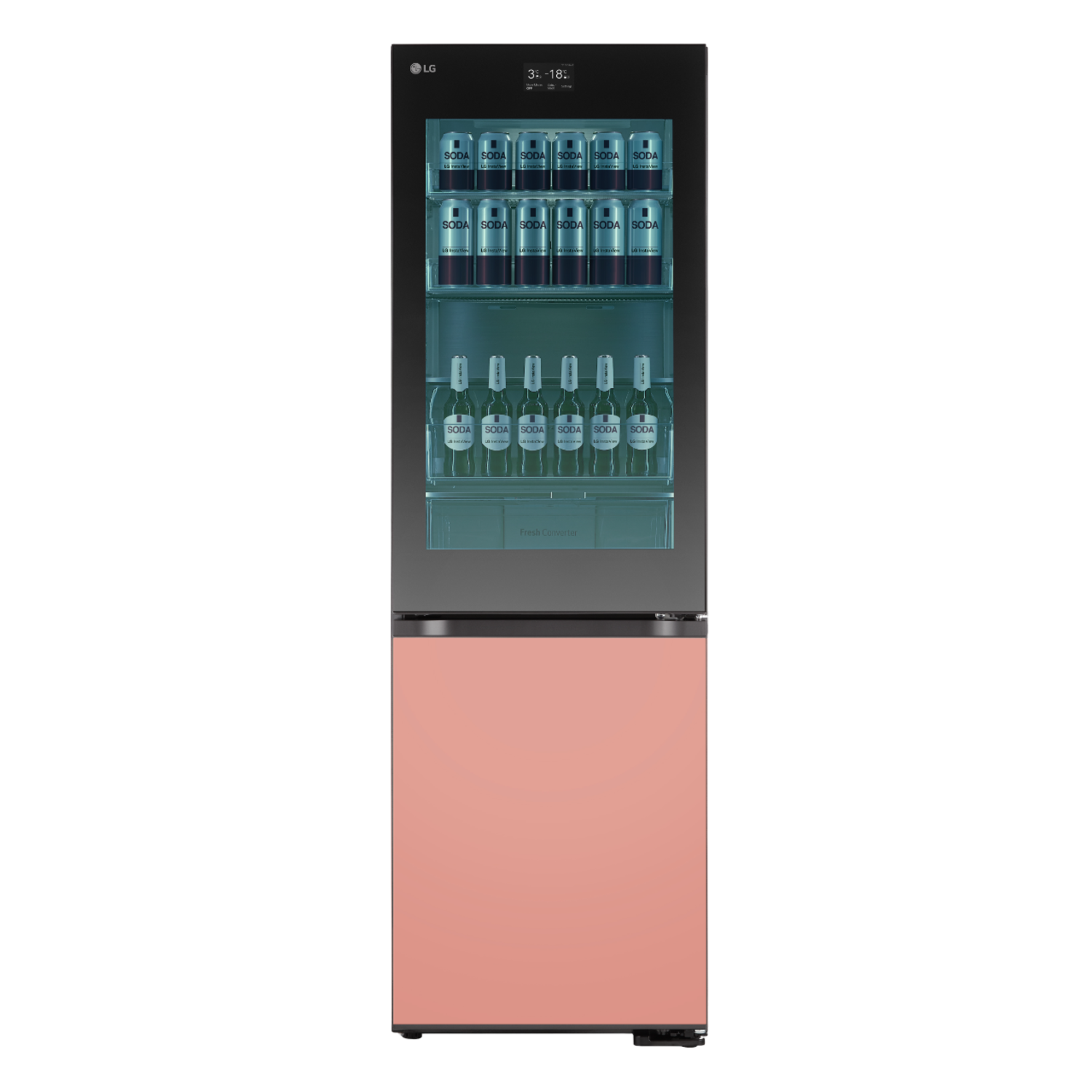Lg Gbg719mdnn  - Koel-vriescombinatie Breedte 59.5 Cm Hoogte 187 Inhoud 198 L Nofrost