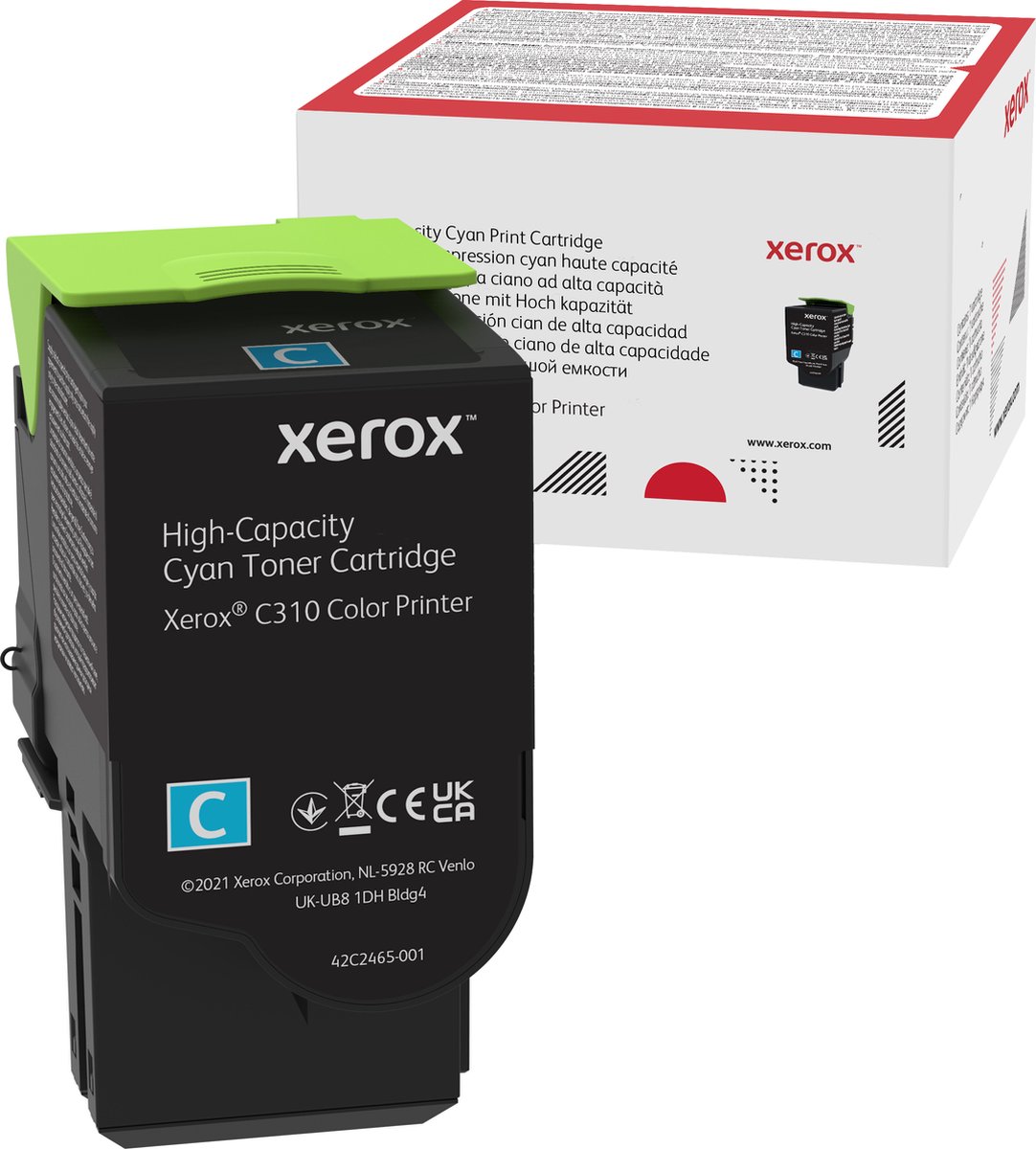 Xerox Toner Origineel Cyaan 5500 bladzijden 006R04365 006R04365