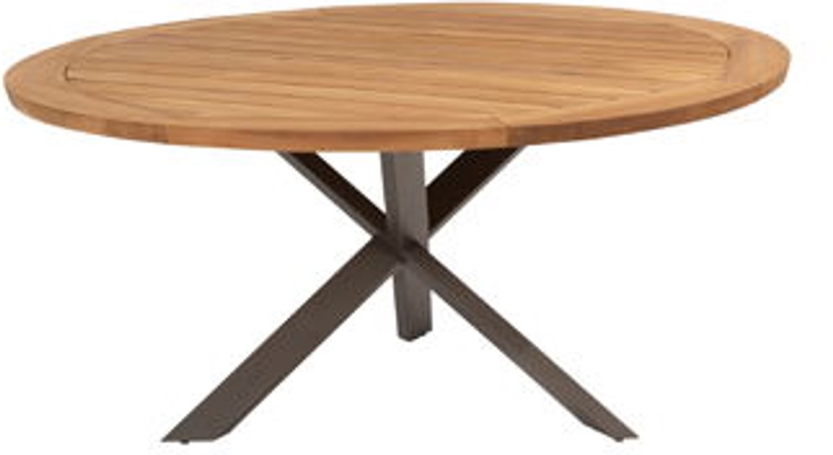 Taste Prado dining tafel teak terre dia. 160 cm - 4so