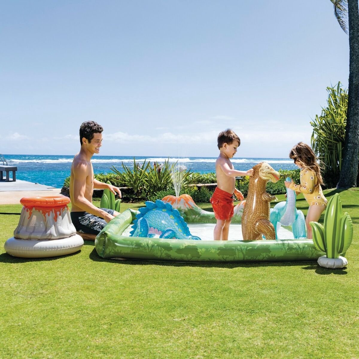 Speelgoed watersproeier Intex PVC 201 x 36 x 201 cm