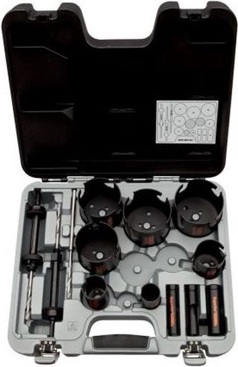 Bahco Gatenzaag Superior 14-delig | 3833-SET-201 - 19,20,25,32,41,51,73,76,83,86 mm