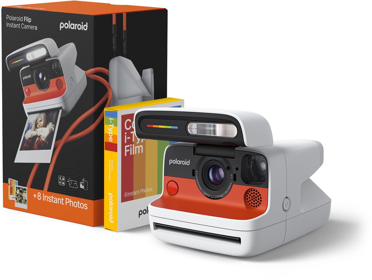 Polaroid Flip White + Color Film Bundle