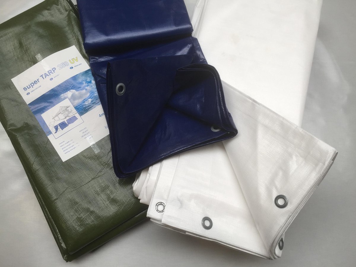 Little Jumbo Dekzeil 10x12 wit - 220 gram - 34221012