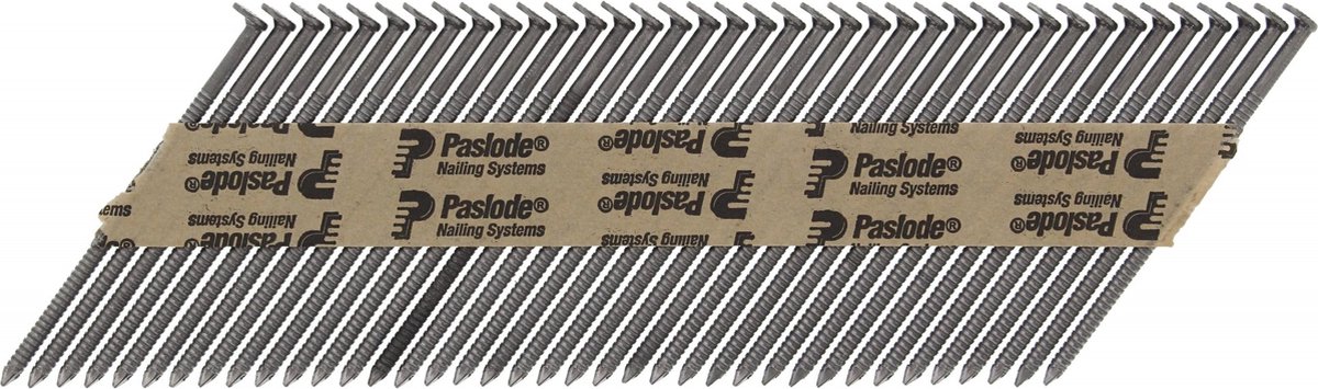 Paslode 34° Papier Gebonden Stripnagels IM90 | Blank | Ring | 2.8x70mm | +2x Gas VE=2500 - 142016