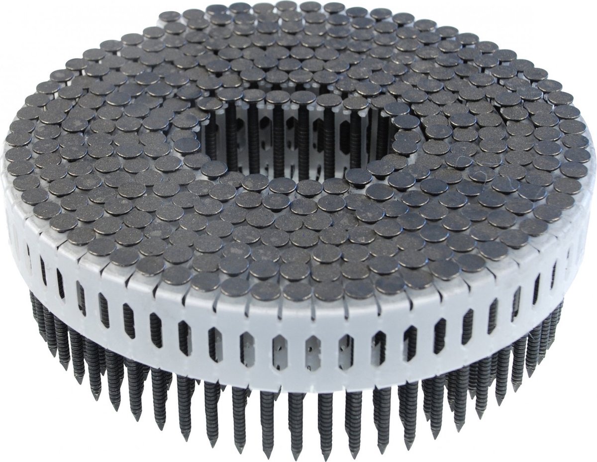 Paslode Spoelnagel IN-tape 2,8x50 Ring Thermisch Verzinkt zwart VE=1950 - 395736