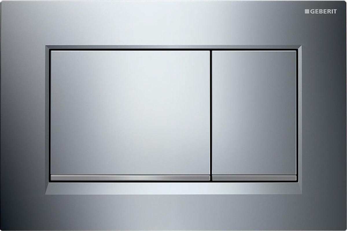 Geberit Sigma30 bedieningspaneel, chroom/matchroom - 115883KH1