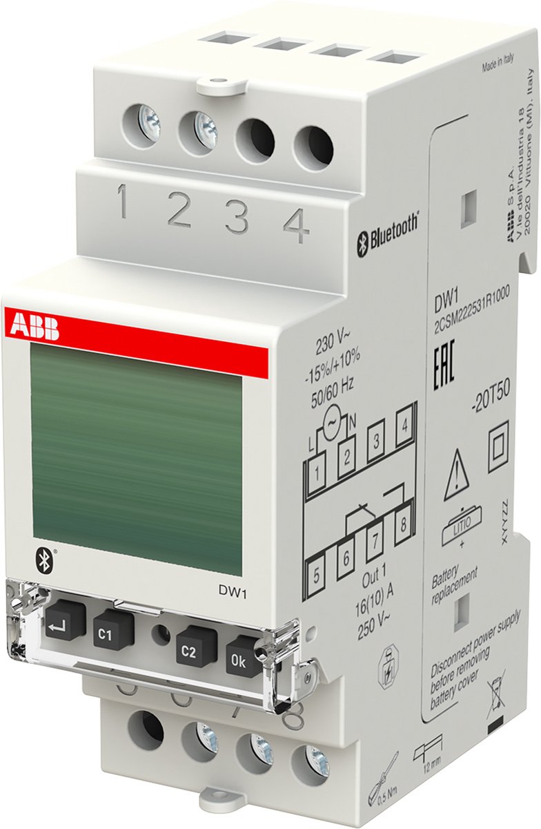 ABB DW1 Schakelklok 230 V