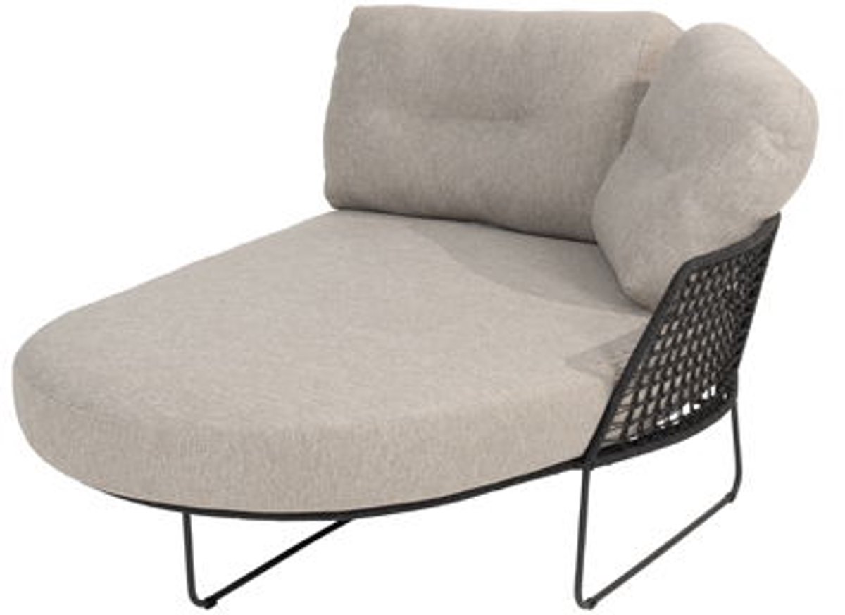 Taste Rhodos chaise lounge links antraciet - 4so