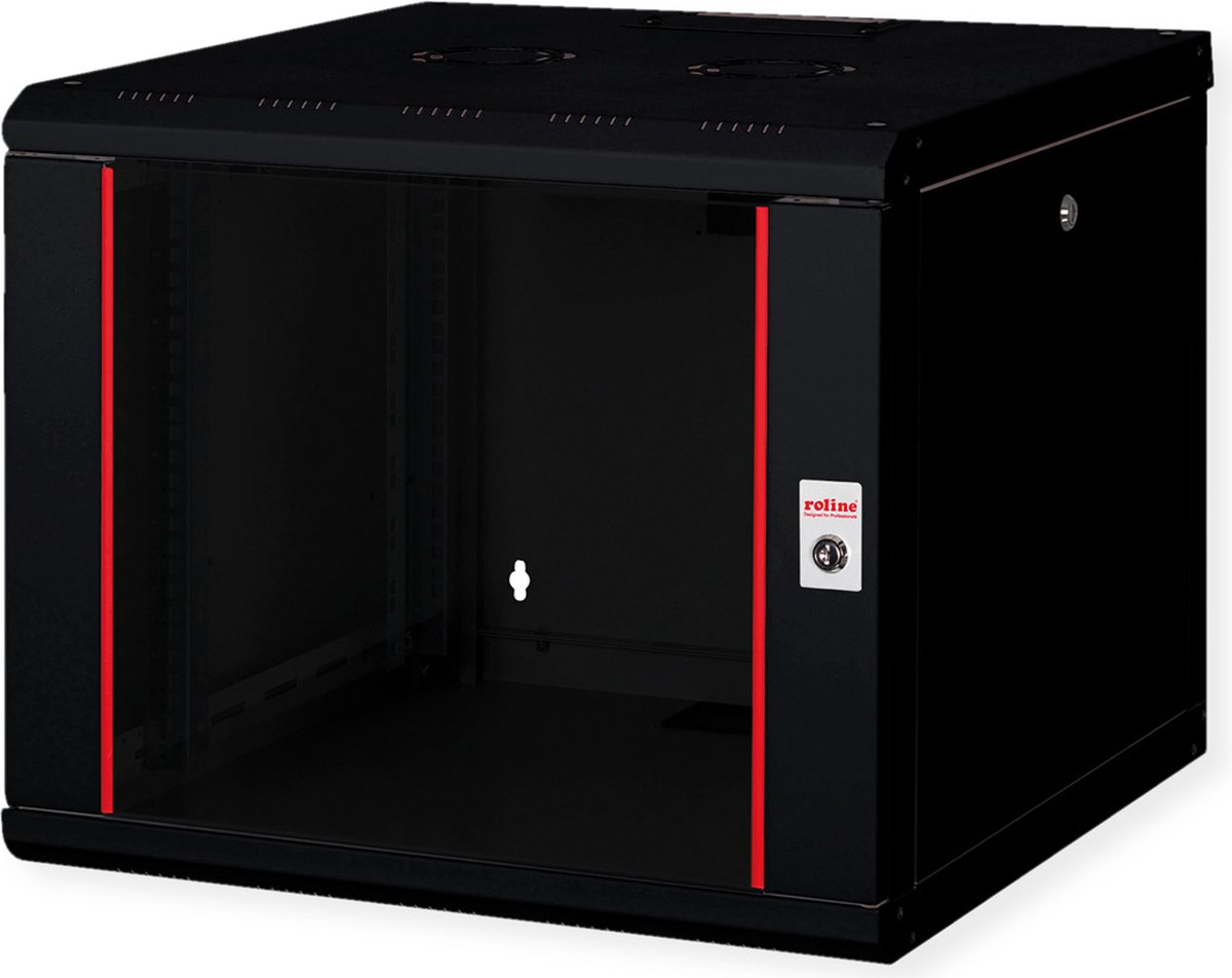 ROLINE 19-inch wandbehuizing Pro 9 U, 600x600 BxD zwart