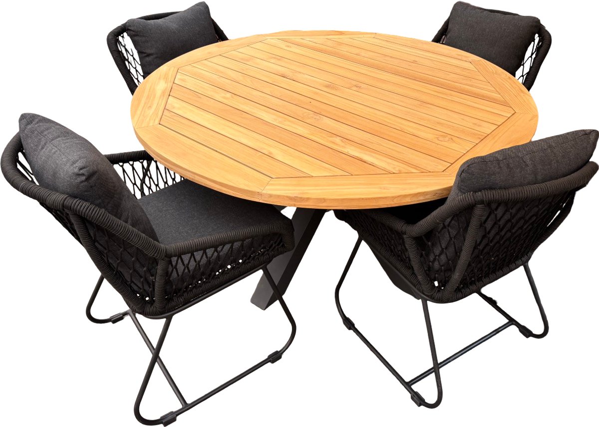 Palma dining set 5-delig - Driesprong collection