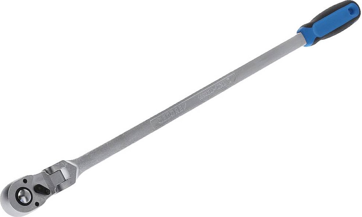 Gedore 1993 GU-10 XL Omschakelbare Ratel Met Kniegewricht - Extra Lang - 1/2''