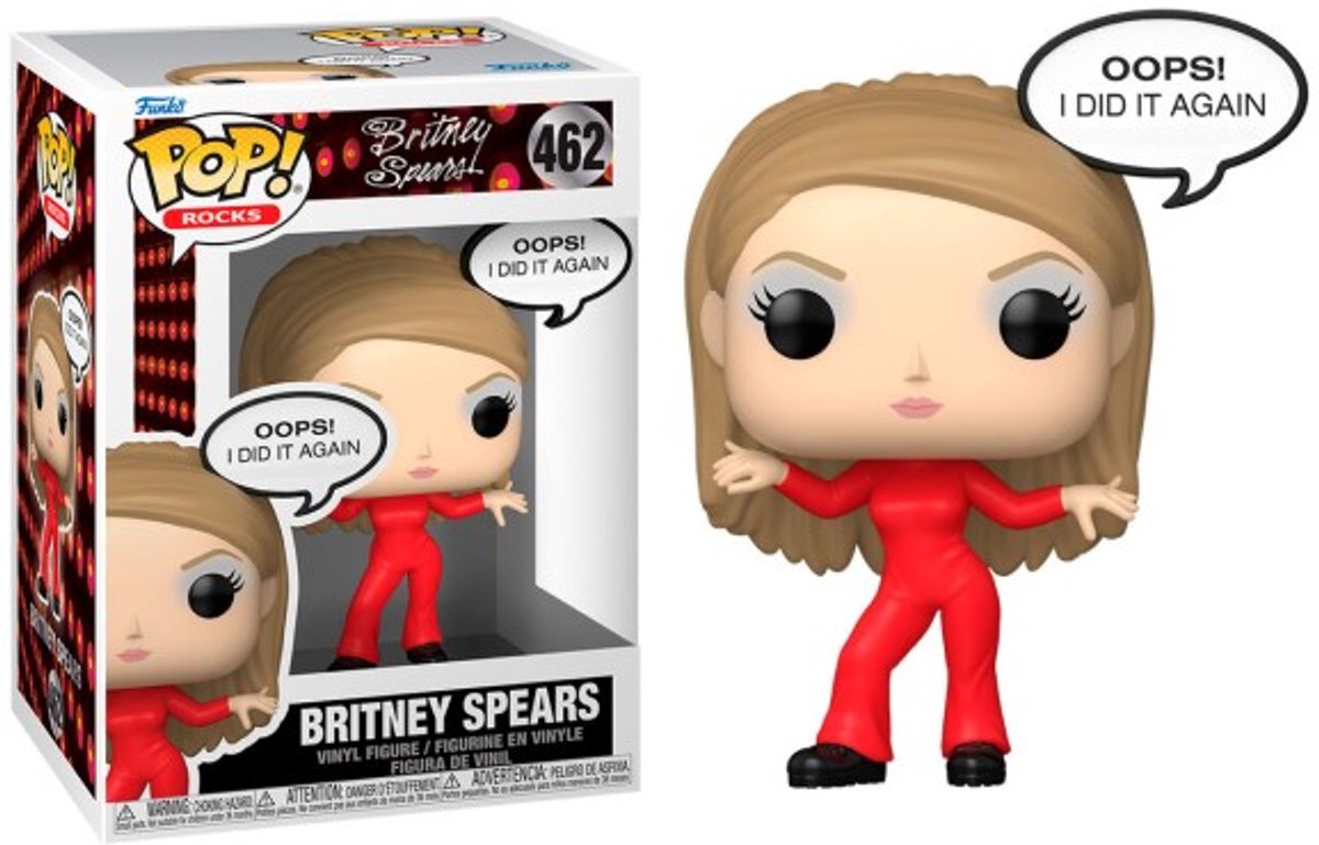 Britney Spears Funko Pop Vinyl: Britney Spears (Oops, I Did It Again)