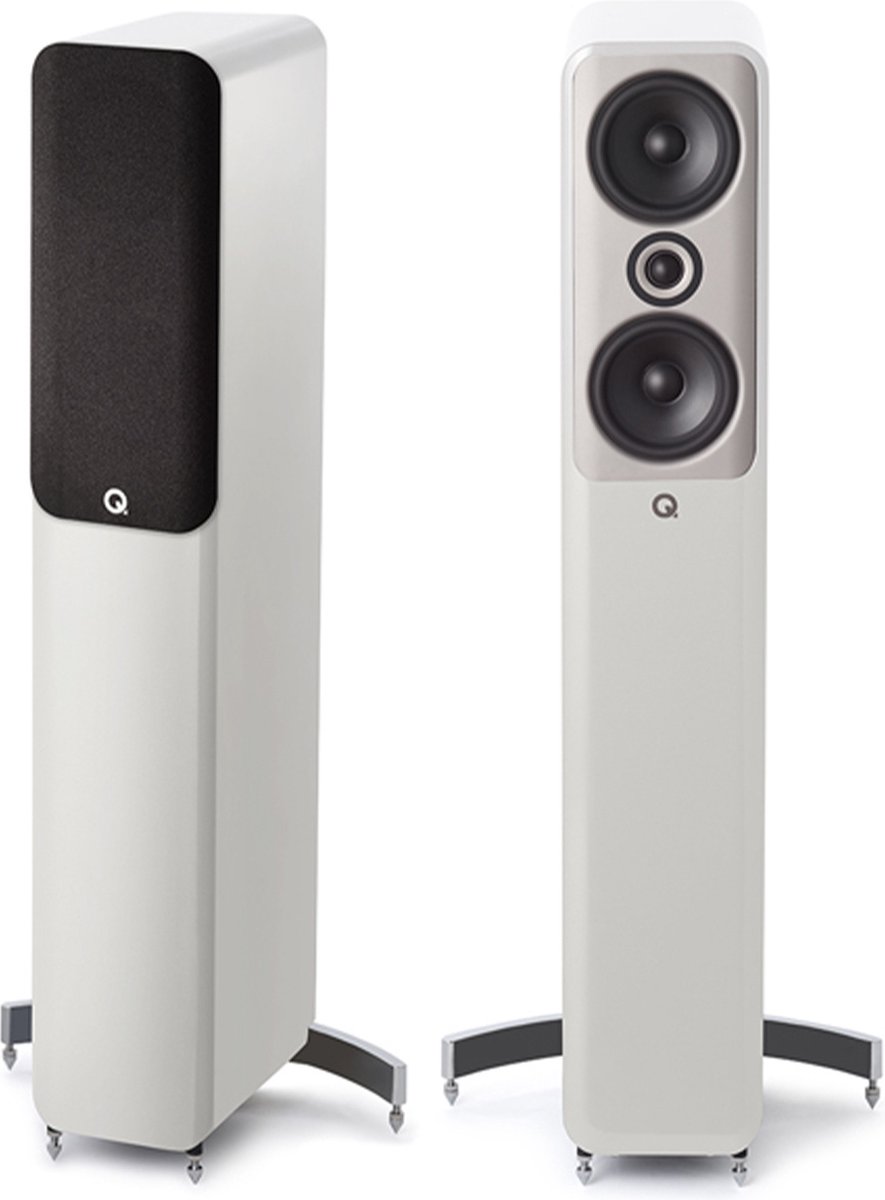 Q Acoustics: Concept 50 Vloerstaande Speakers - 2 Stuks - Hoogglans wit