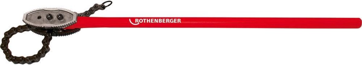 Rothenberger Kettingpijptang | totale lengte 940 mm spanwijdte 114 mm | voor buizen 4 inch | 1 stuk - 70244 70244
