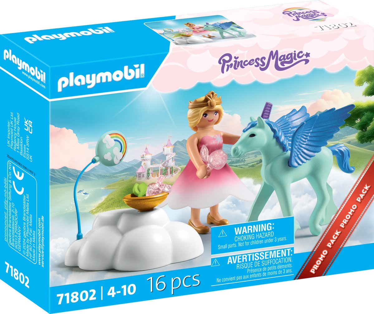 Playmobil Princess Magic - Pegasus' Verjaardagsfeestje - 71802 - - Playmobil - OneSize - Speelgoed