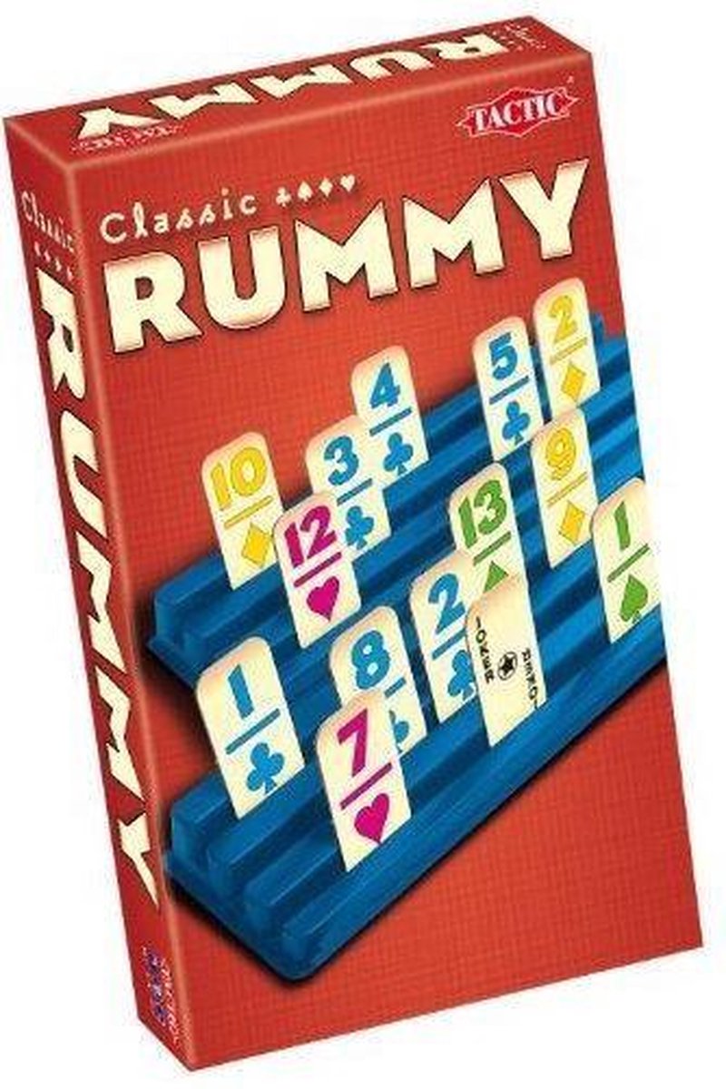 TACTIC Reisspel - Rummy - TACTIC - OneSize - Spel