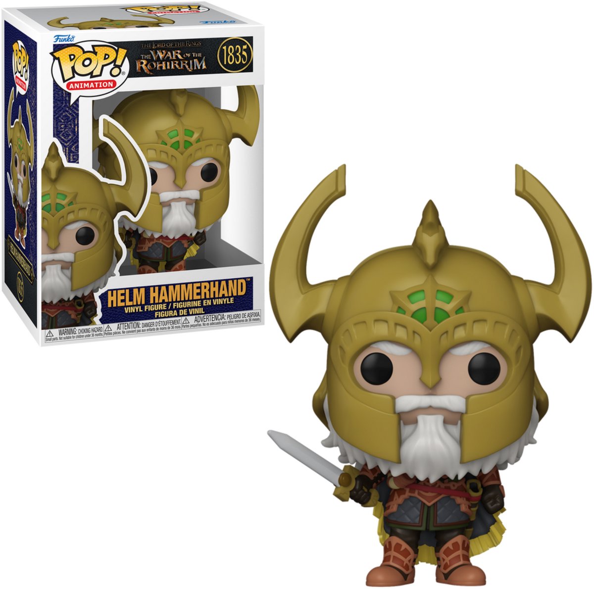 The Lord of the Rings: The War of the Rohirrim Funko Pop Vinyl: Helm Hammerhand
