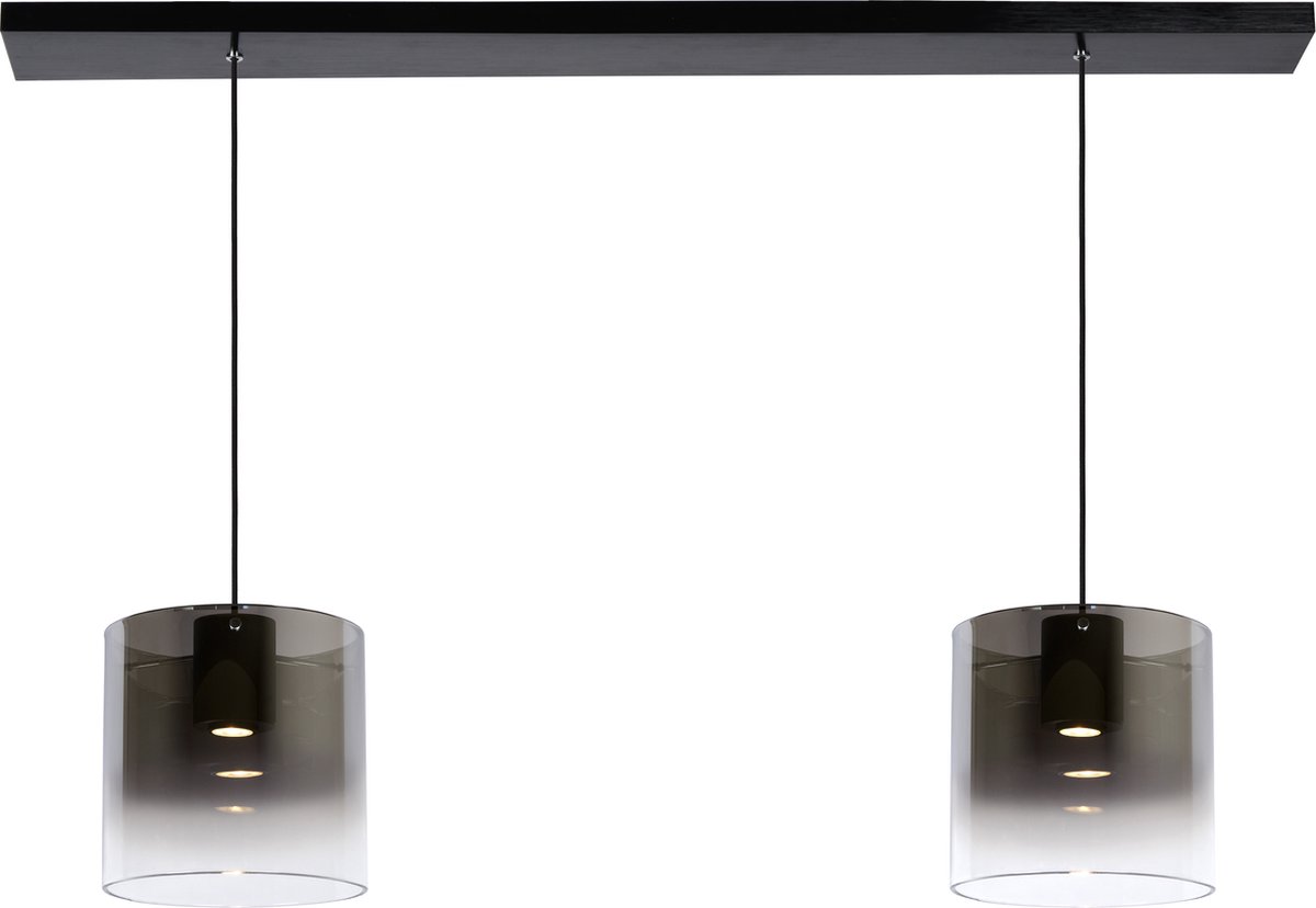 Lucide Owino - Hanglamp - 100 X 20 X 150 Cm - 2 X 5W Dimbare LED Incl. - Fumé