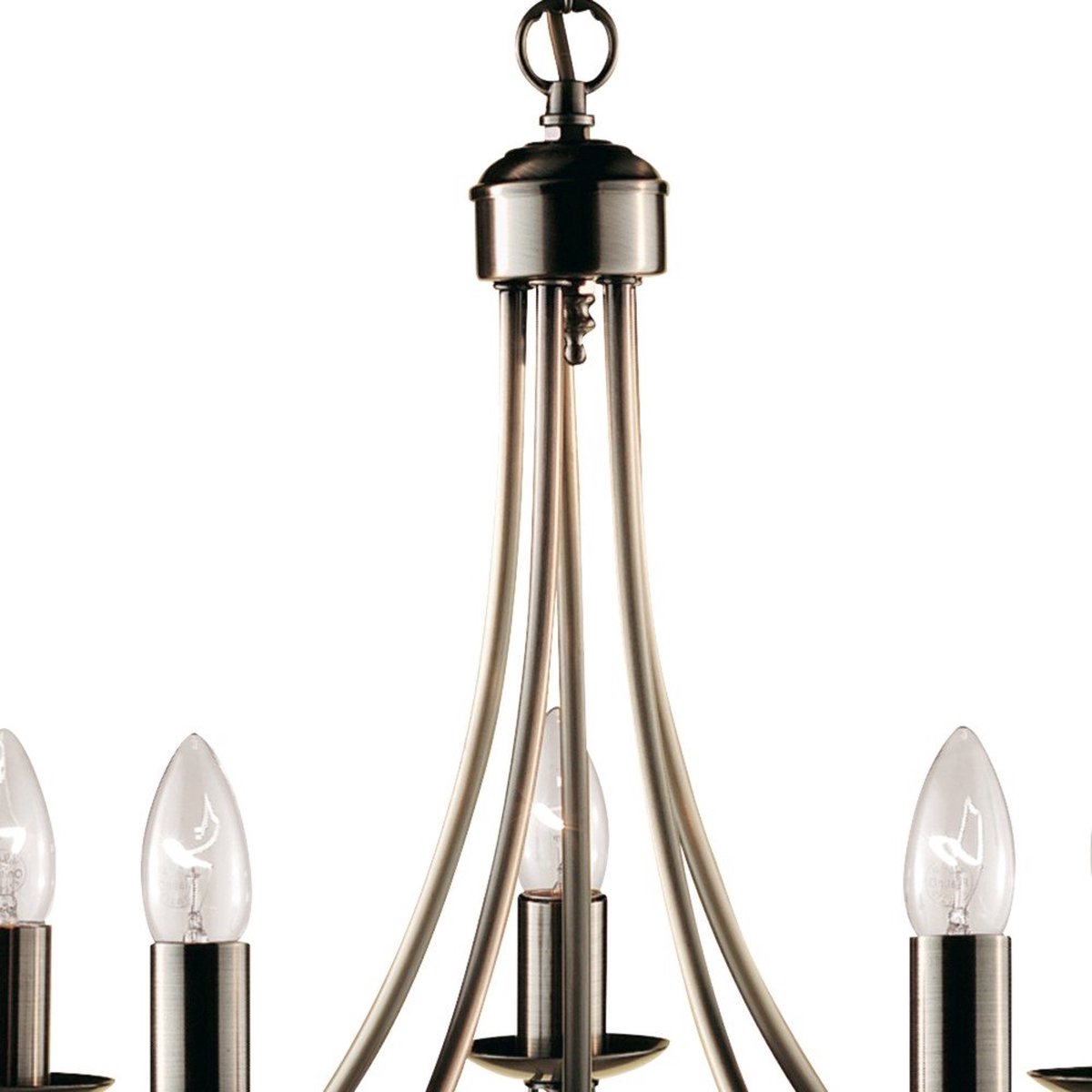 Searchlight Maypole - Luster - Ø 46 X 100 Cm - Antiek Messing